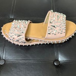 Stylish cute pink sandals. Size 9 women (7 uk). Only worn once.